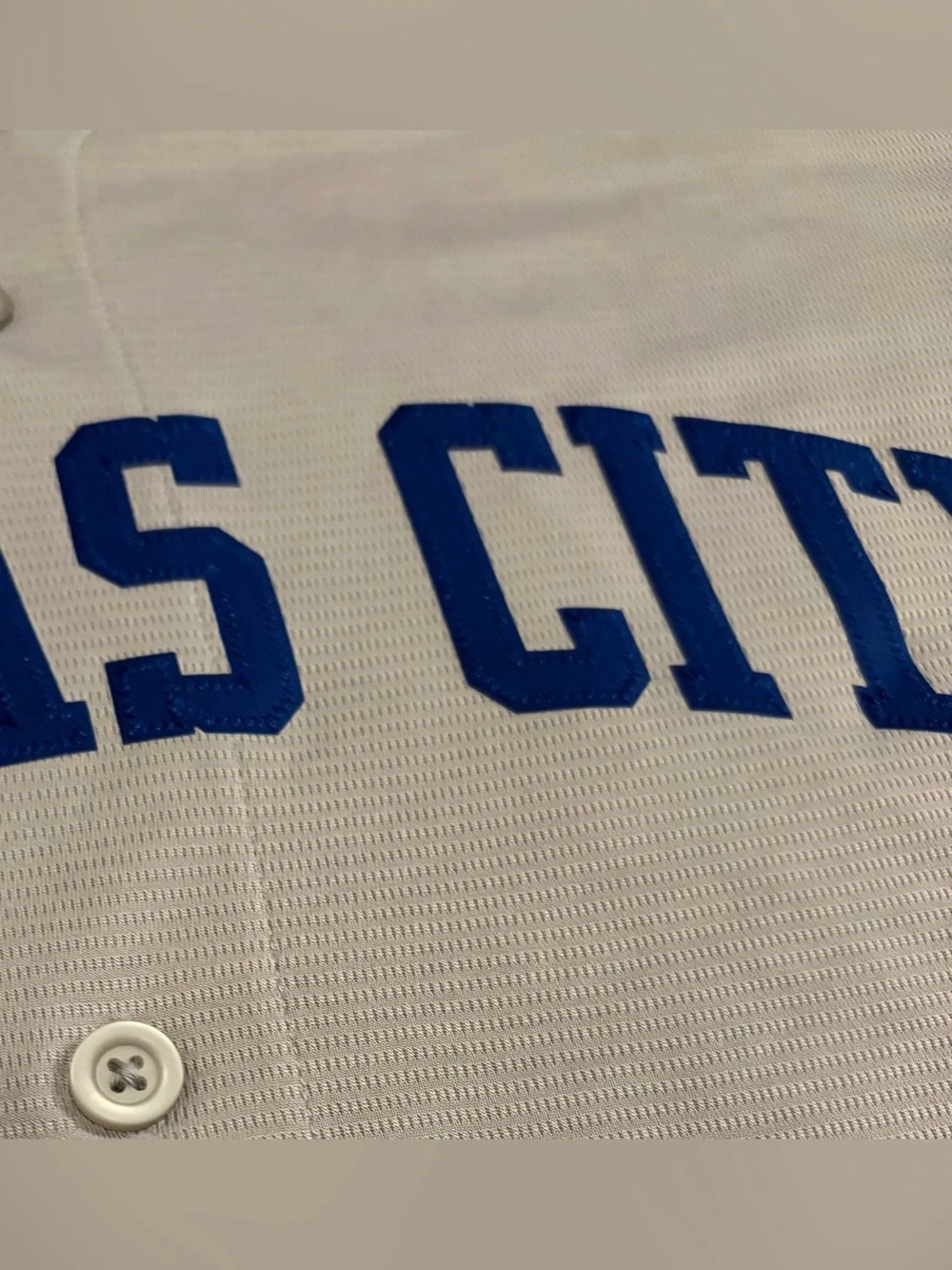 Nike Authentic Kansas City Royals MLB Baseball Gray Jersey Men’s Size: Medium